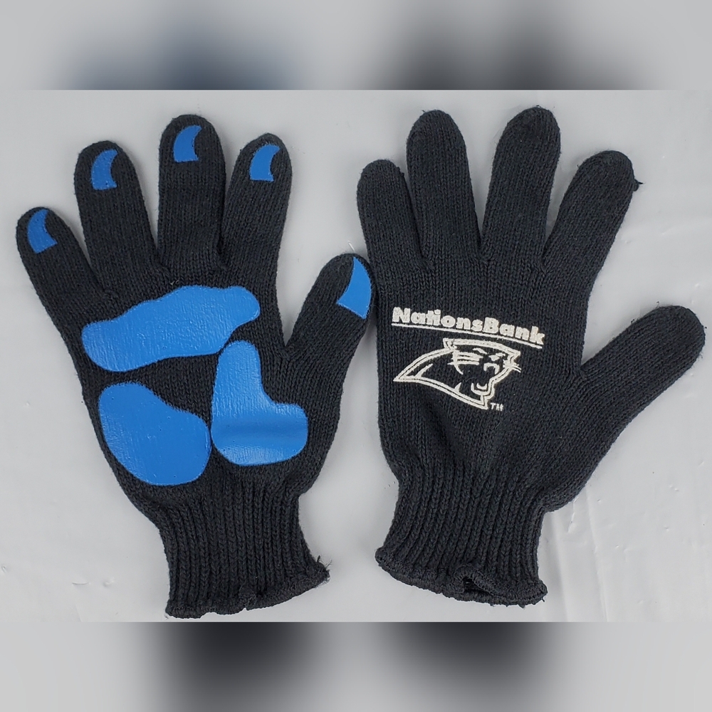 Carolina Panthers VTG 1997 First Home Monday Night Football SGA Give Away Gloves